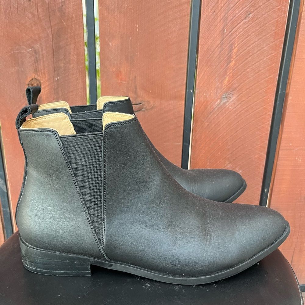 New NISOLO classic Chelsea everyday black leather boot size 10 - Picture 4 of 12